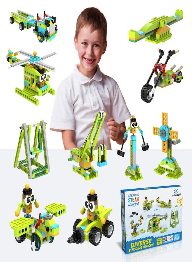 makerzoid Building Robot Kit, 370+ Educational DIY Building Blocks, 100+ Models STEM Robot Toy for Kids Ages 6+, Birthday Christmas Graduation Gift for Boys Girls - Image 1